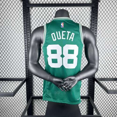 Men's Neemias Queta Green Team Jersey