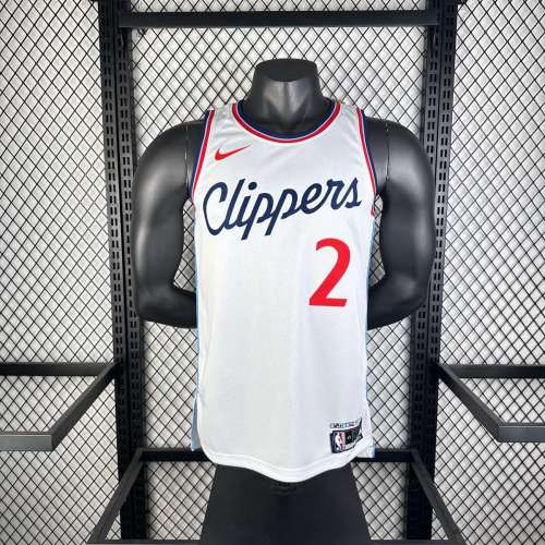 Men's 2025 Kawhi Leonard White Team Jersey
