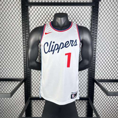Men's 2025 James Harden White Team Jersey