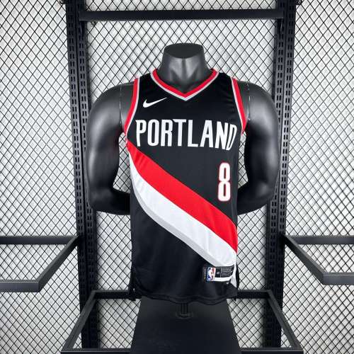 Men's 2023 Deni Avdija Black Team Jersey