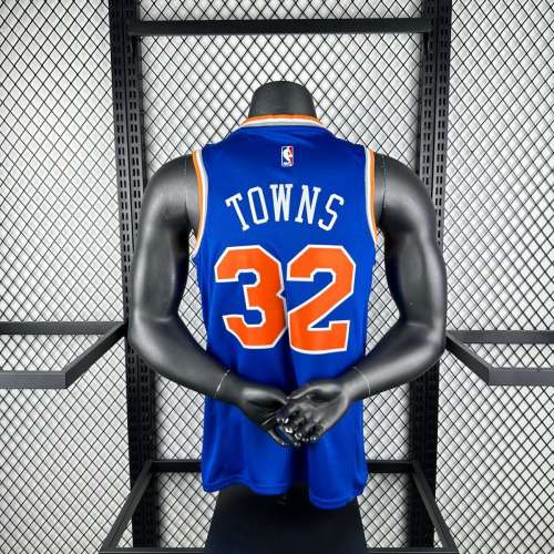 Men's Karl-Anthony Towns Blue Team Jersey