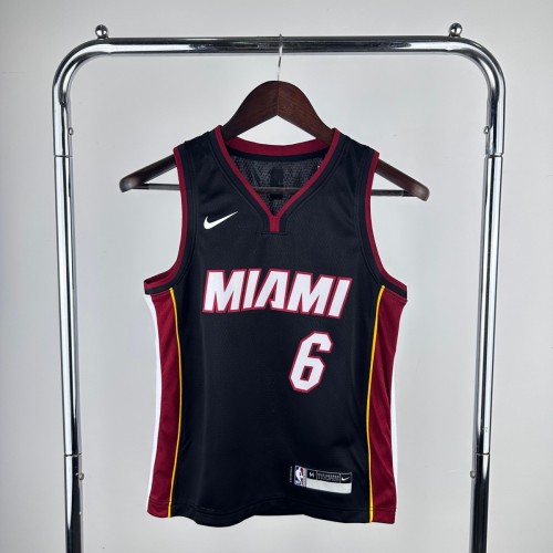 Youth LeBron James Black Team Jersey