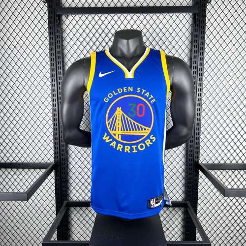 Men's Stephen Curry Blue Team Jersey