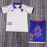 Kids Japan 1998 World Cup Away Retro Kit