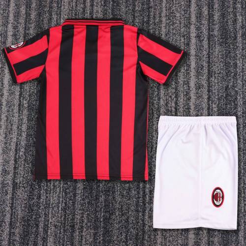 Kids AC Milan 1996/1997 Home Retro Kit