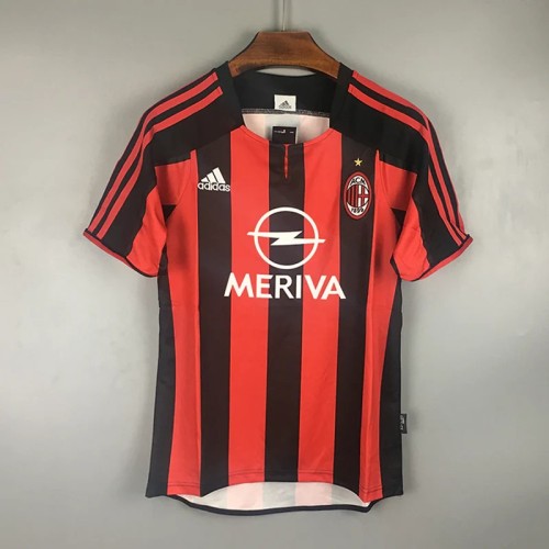AC Milan 2003/2004 Home Retro Jersey