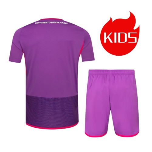 Kids Universidad de Chile 24/25 Third Jersey and Short Kit