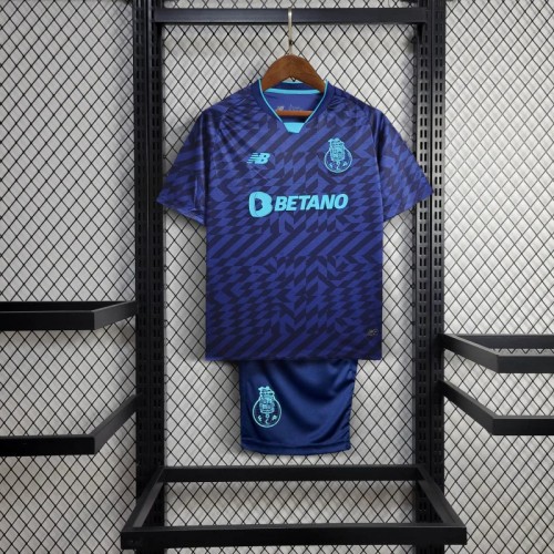 Kids Porto 24/25 Third Jersey and Short Kit