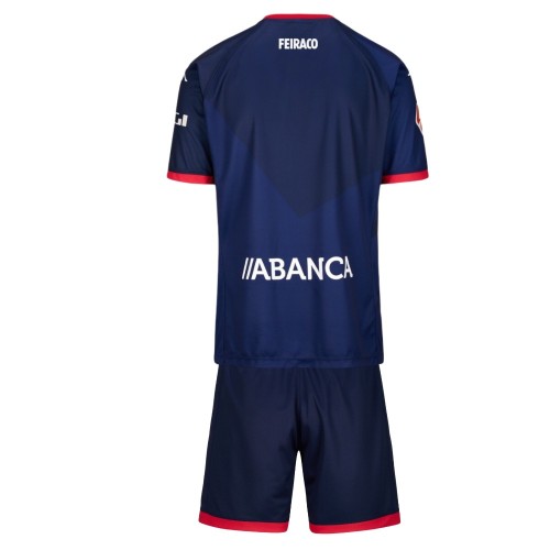 Kids Deportivo de La Coruña 24/25 Away Jersey and Short Kit