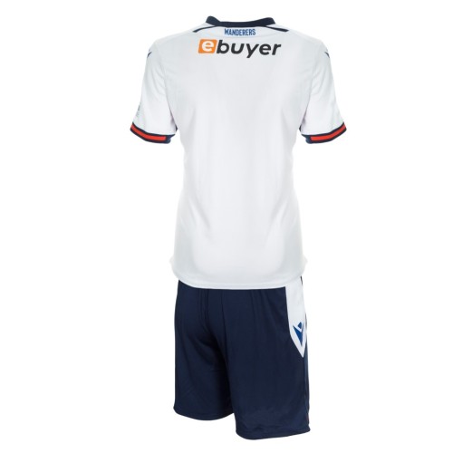 Kids Bolton Wanderers 24/25 Home Jersey and Short Kit