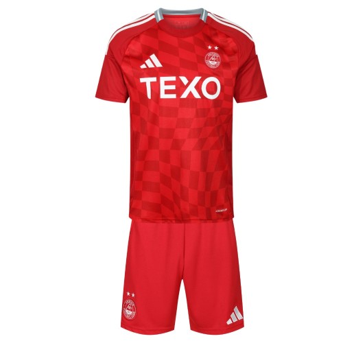 Kids Aberdeen FC 24/25 Home Jersey and Short Kit
