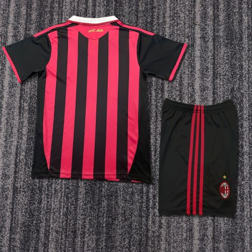 Kids AC Milan 2009/2010 Home Retro Kit