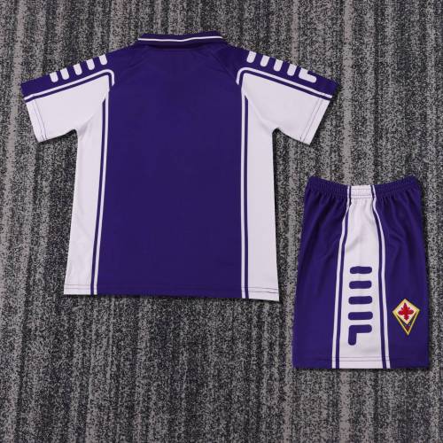 Kids Fiorentina 1999/2000 Home Retro Kit