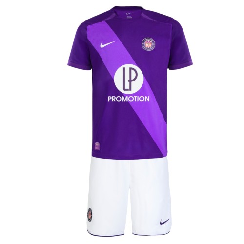 Kids Toulouse FC 24/25 Home Jersey and Short Kit