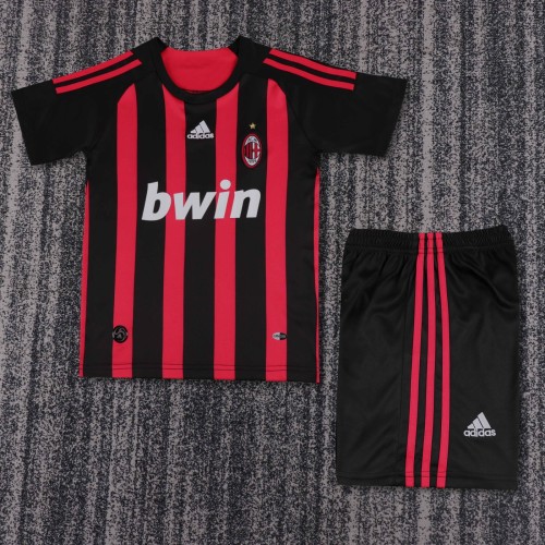 Kids AC Milan 2008/2009 Home Retro Kit