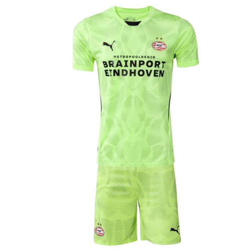 Kids PSV Eindhoven 24/25 Goalkeeper Jersey and Short Kit