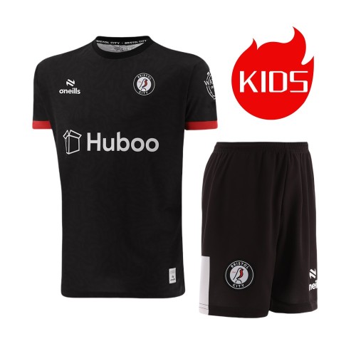 Kids Bristol City 24/25 Third Jersey and Short Kit