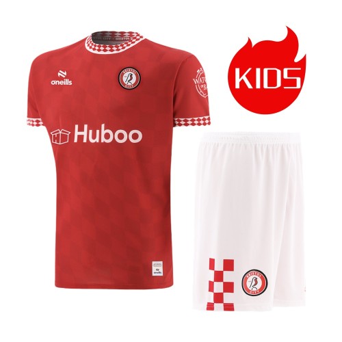 Kids Bristol City 24/25 Home Jersey and Short Kit