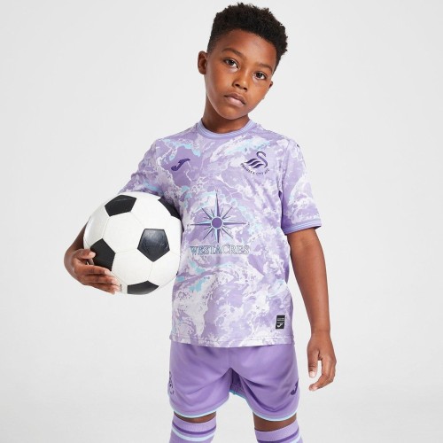 Kids Swansea City 24/25 Third Jersey and Short Kit