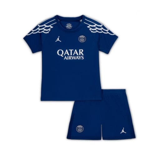 Kids PSG 24/25 Fourth Jersey and Short Kit