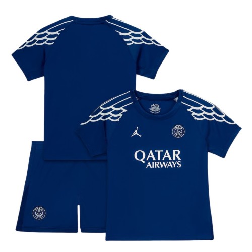 Kids PSG 24/25 Fourth Jersey and Short Kit