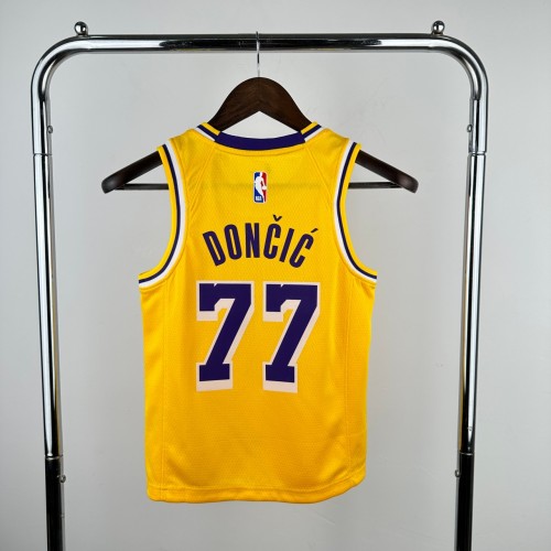 Youth 2023 Luka Doncic Yellow Team Jersey
