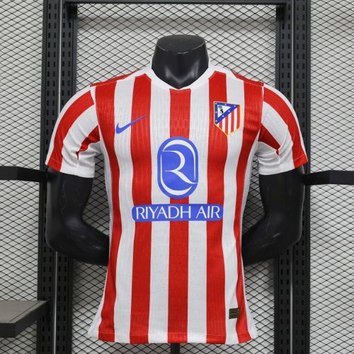 Player Version Atlético de Madrid 25/26 Home Authentic Jersey