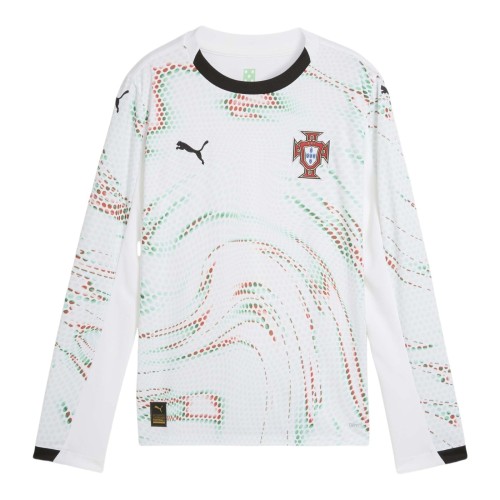 Thai Version Portugal 2025 Away Long Sleeve Jersey