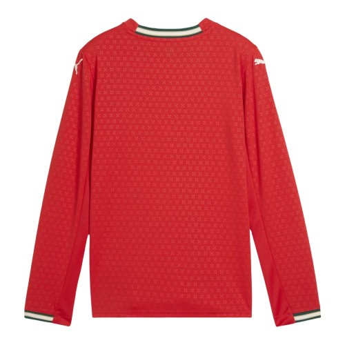 Thai Version Portugal 2025 Home Long Sleeve Jersey