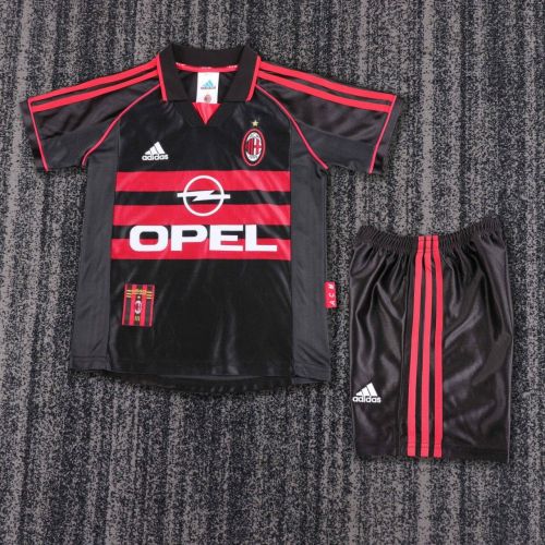 Kids AC Milan 1998/1999 Third Retro Kit