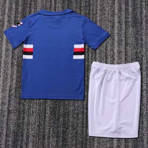 Kids Sampdoria 1990/1992 Home Retro Kit