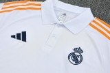 Real Madrid 25/26 Polo and Pants Set White