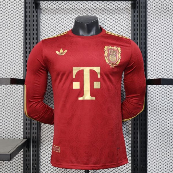 Player Version Bayern Munich 25/26 125th Anniversary Long Sleeve Jersey
