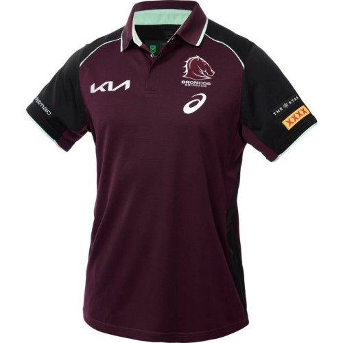 Brisbane Broncos 2025 Men's Team Polo Shirt