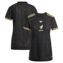 Thai Version Women's Mexico 2025 Gold Jersey