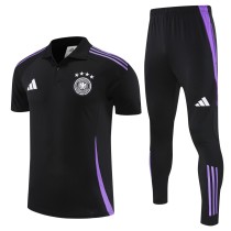Germany 2025 Polo and Pants Set Black