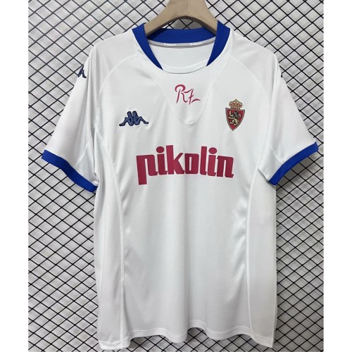 Real Zaragoza 2001/2002 Home Retro Jersey