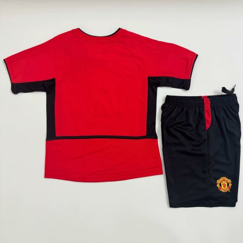 Kids MUFC 2002/2003 Home Retro Kit