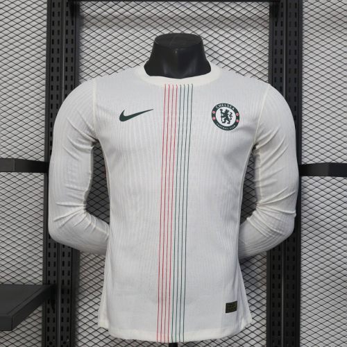 Player Version Chelsea 25/26 Away Long Sleeve Authentic Jersey