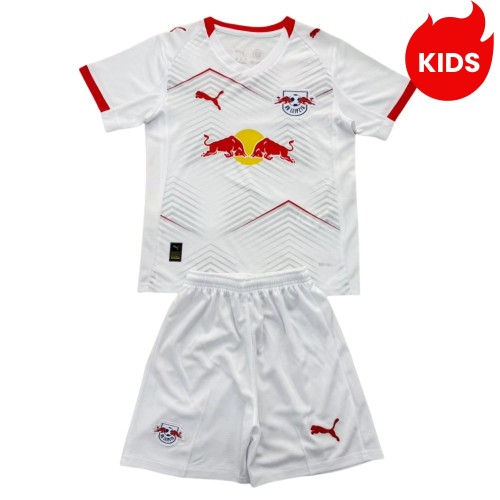 Kids RB Leipzig 25/26 Home Jersey and Short Kit
