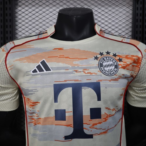 Player Version Bayern Munich 25/26 Away Authentic Jersey
