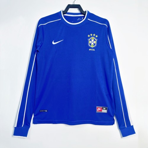Brazil 1998/2000 Away Long Sleeve Retro Jersey