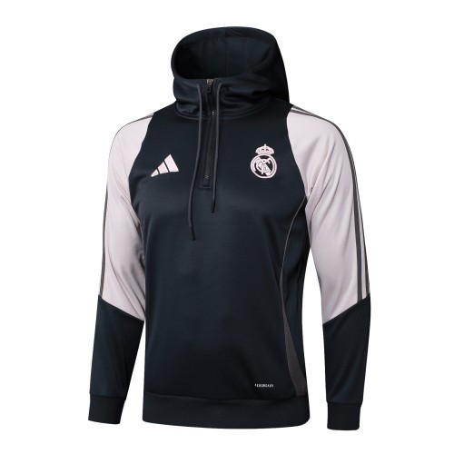 Real Madrid 24/25 Half-Zip Hoodie and Pants Set F611
