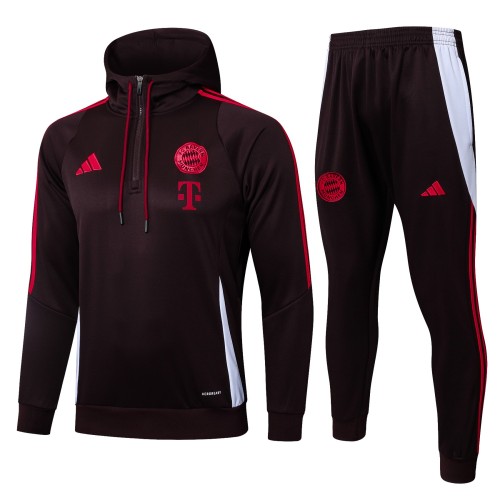 Bayern Munich 24/25 Half-Zip Hoodie and Pants Set F616