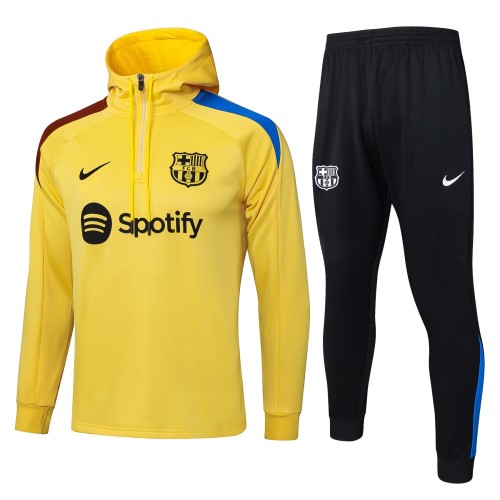 Barcelona 24/25 Half-Zip Hoodie and Pants Set F619