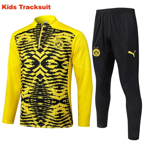 Kids Borussia Dortmund 24/25 Half-Zip Training Sweatshirt and Pants Set E993 - PM