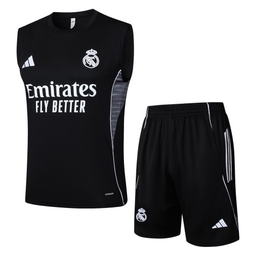 Real Madrid 25/26 Sleeveless Jersey and Shorts Set D2502