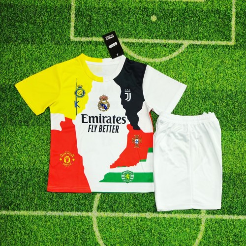 Kids Cristiano Ronaldo Special Jersey and Short Kit