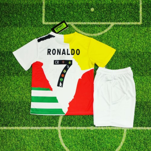 Kids Cristiano Ronaldo Special Jersey and Short Kit