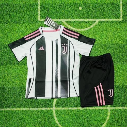Kids Juventus 25/26 Home Jersey and Short Kit